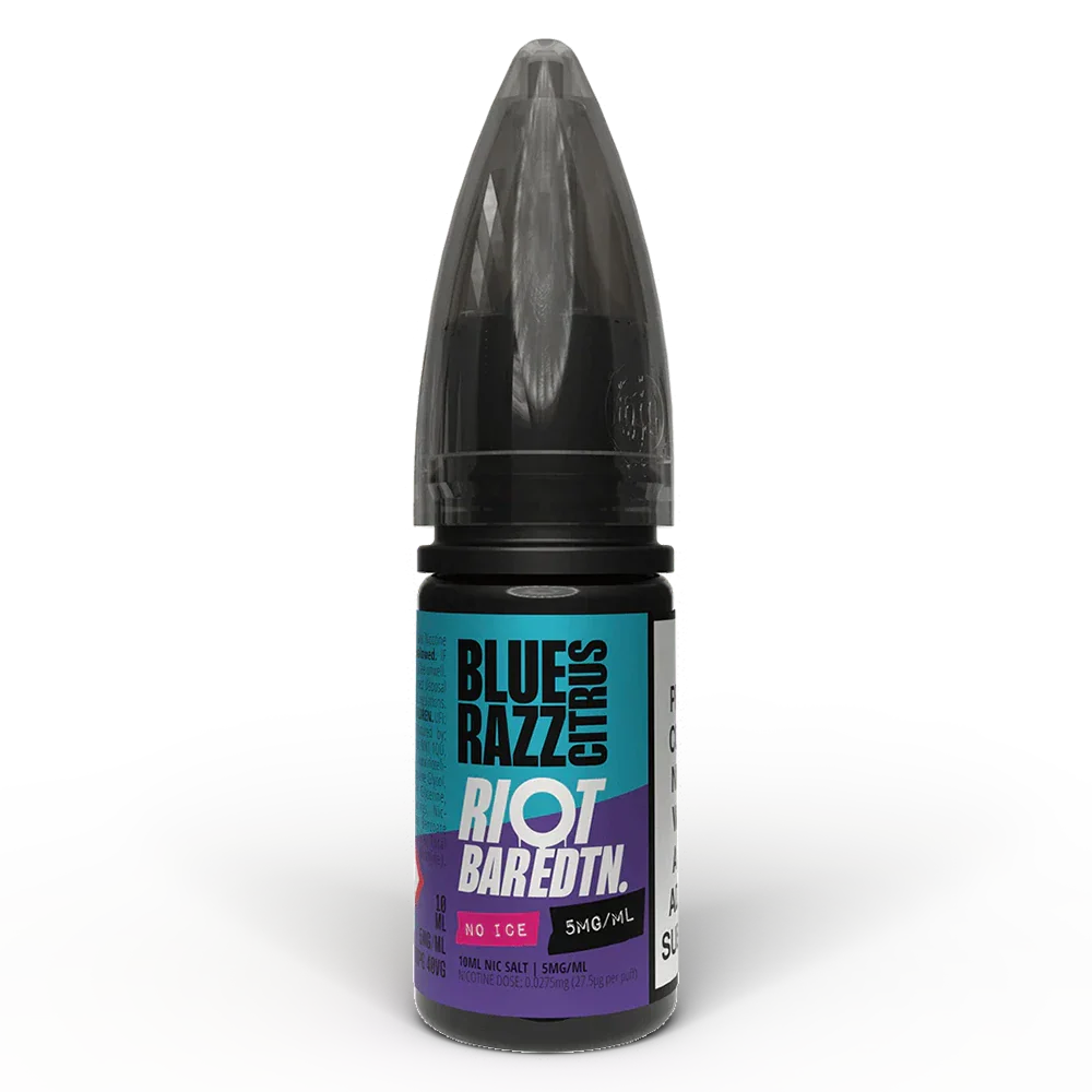 Riot Squad Bar Edtn Blue Razz Citrus No Ice Nic Salt E-Liquid