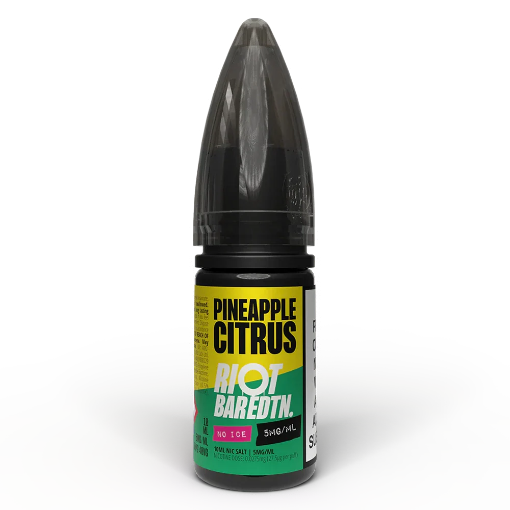 Riot Squad Bar Edtn Pineapple Citrus No Ice Nic Salt E-Liquid