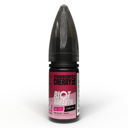 Riot Squad Bar Edtn Strawberry Cherry Razz No Ice Nic Salt E-Liquid - Scent Vape