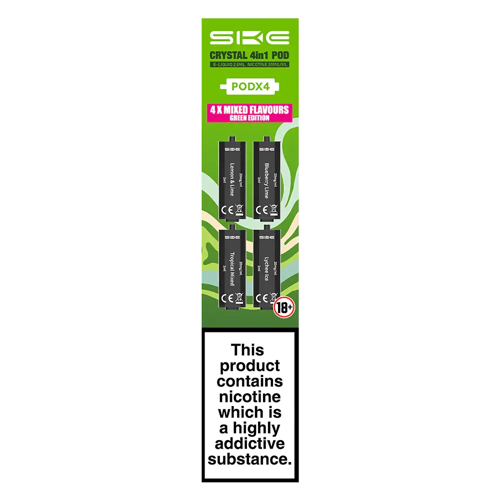 SKE Crystal 4 in 1 Prefilled Pods