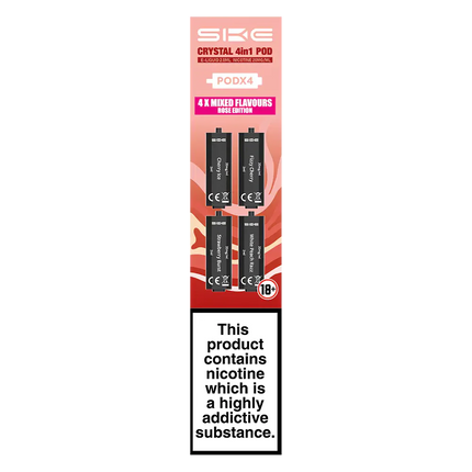 SKE Crystal 4 in 1 Prefilled Pods - Scent Vape