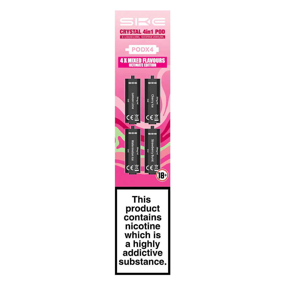 SKE Crystal 4 in 1 Prefilled Pods