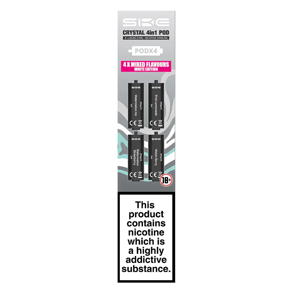 SKE Crystal 4 in 1 Prefilled Pods