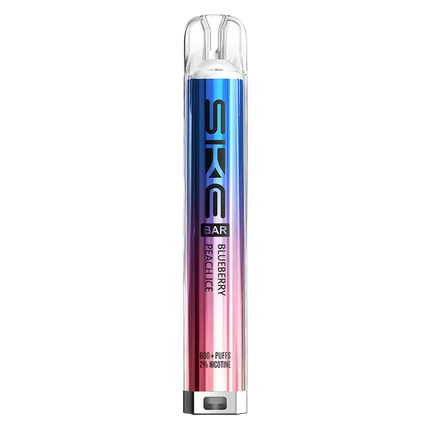 SKE Crystal Bar 600 Blueberry Peach Ice Prefilled Pod Kit - Scent Vape