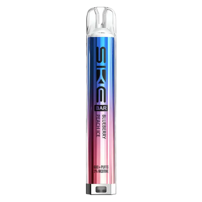 SKE Crystal Bar 600 Blueberry Peach Ice Prefilled Pod Kit - Scent Vape