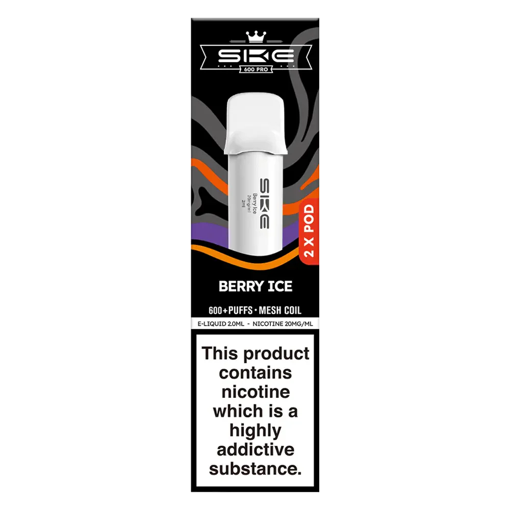 SKE Crystal Bar 600 Pro Prefilled Pods