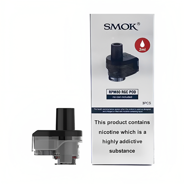 SMOK RPM80 Replacement Pods 2ml - 3 Pack - Scent Vape