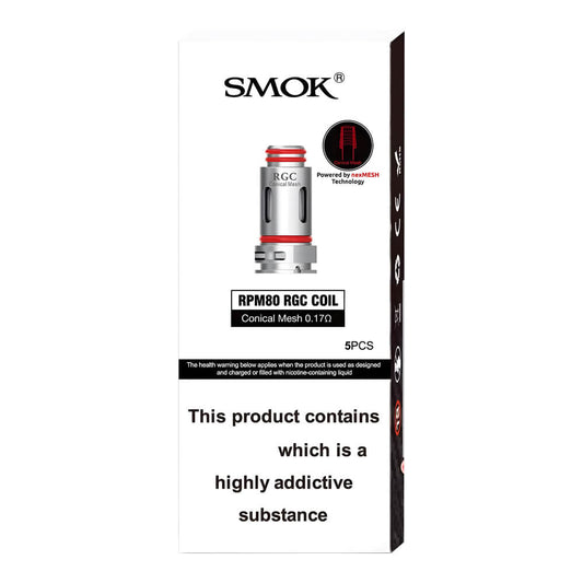 Smok RPM80 RGC Conical Mesh Coils 0.17ohms (Pack of 5)