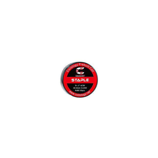 Coilology Stape Premade Coils NI80 0.34 Ohm 10pcs - Scent Vape