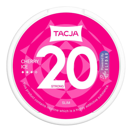 Cherry Ice Elf Bar Nicotine Pouches by Tacja