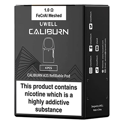 Uwell Caliburn A3S Replacement Pods - Scent Vape